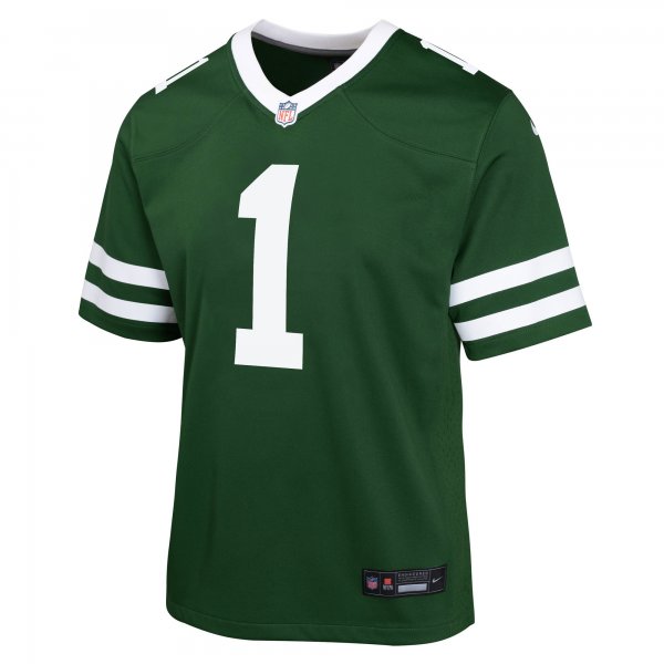 Youth New York Jets Ahmad Sauce Gardner Nike Legacy Green Game Jersey