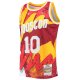 Men's Houston Rockets Sam Cassell Mitchell & Ness Red Hardwood Classics 1993/94 Hyper Hoops Swingman Jersey