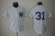 New York Yankees #31 Ichiro Suzuki White Stitched MLB Jersey