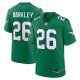 Men's Philadelphia Eagles Saquon Barkley Nike  Kelly Green Alternate Game Jersey