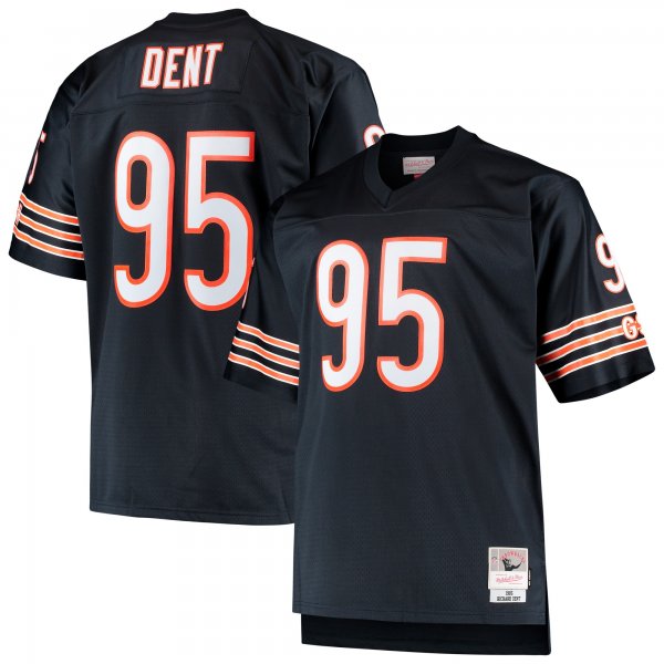 Men's Chicago Bears Richard Dent Mitchell & Ness Navy Big & Tall 1985 Retired Player Replica Jersey