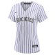 Women's Colorado Rockies Kris Bryant Nike White/Purple Replica Player Jersey