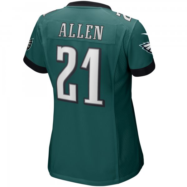 Women's Philadelphia Eagles Eric Allen Nike Midnight Green Game Retired Player Jersey