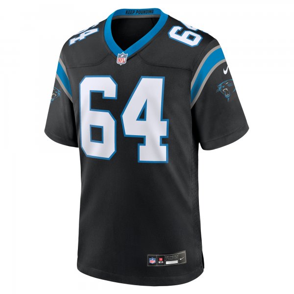 Men's Carolina Panthers Justin McCray Nike Black Team Game Jersey