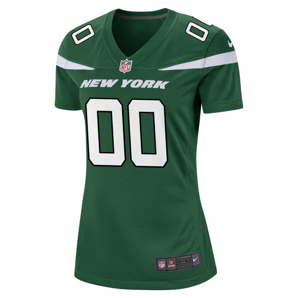 Women's Nike Gotham Green New York Jets Custom Game Jersey