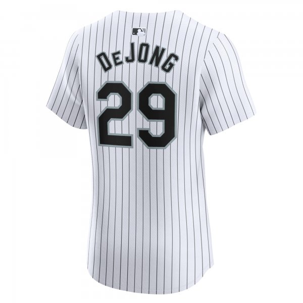 Men's Chicago White Sox Paul DeJong Nike White Home Elite Player Jersey