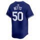 Men's Los Angeles Dodgers Mookie Betts Nike Royal Alternate Limited Player Jersey