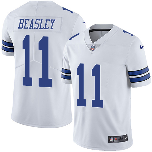 Nike Dallas Cowboys #11 Cole Beasley White Men's Stitched NFL Vapor Untouchable Limited Jersey