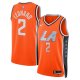 Men's Unisex LA Clippers #2 Kawhi Leonard Nike Orange 2025/26 Swingman City Edition Jersey
