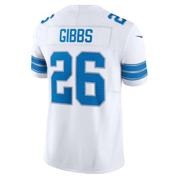 Men's Detroit Lions Jahmyr Gibbs Nike White Vapor F.U.S.E. Limited Jersey