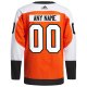 Men's Philadelphia Flyers  adidas Burnt Orange Home  Primegreen Custom Jersey