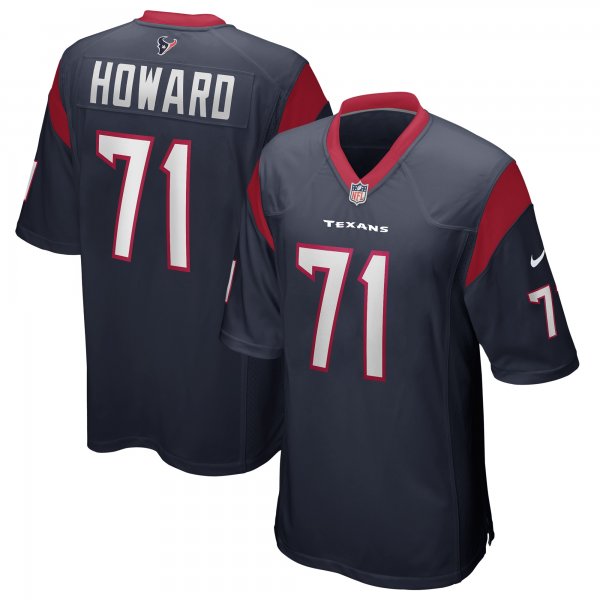 Men's Houston Texans Tytus Howard Nike Navy Game Jersey