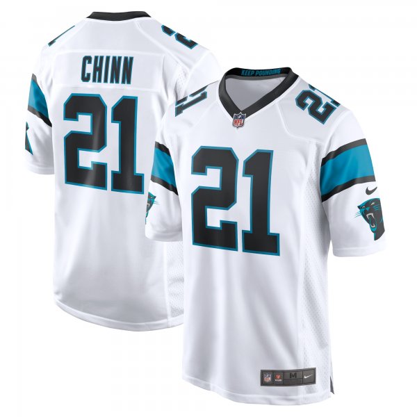 Men's Carolina Panthers Jeremy Chinn Nike White Game Jersey