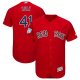 Men's Boston Red Sox #41 Chris Sale Majestic Scarlet 2019 Spring Training Flex Base Player MLB Jersey