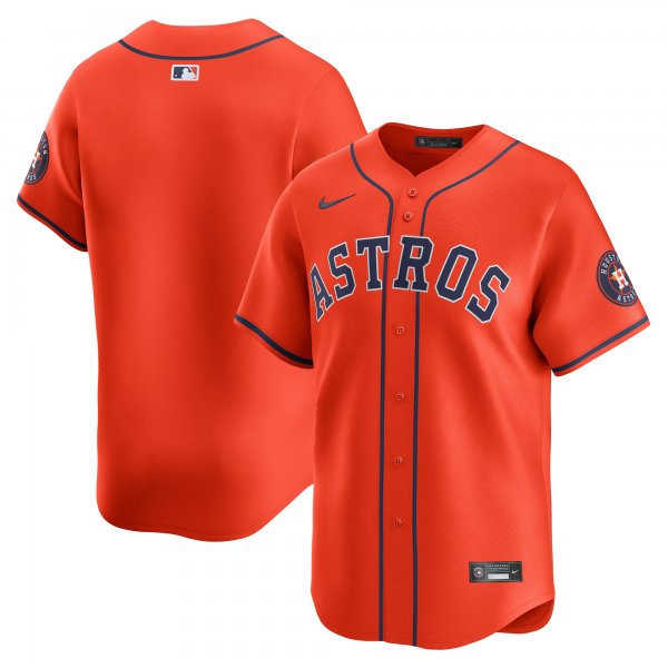 Men's Houston Astros  Nike Orange  Alternate Limited Jersey