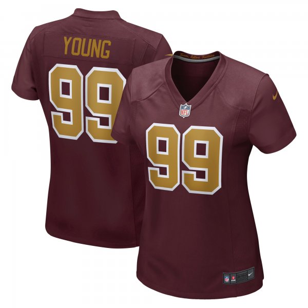 Women's Washington Football Team Chase Young Nike Burgundy Alternate Game Jersey