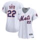 Women's #22 New York Mets Juan Soto Nike White Home Limited Player Jersey