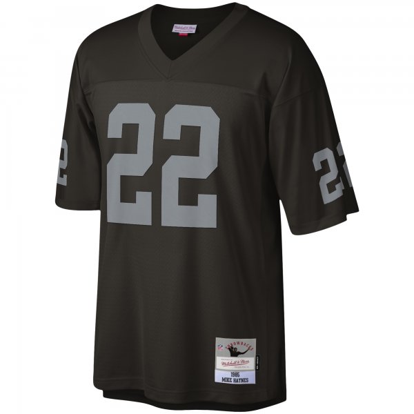 Men's Las Vegas Raiders Mike Haynes Mitchell & Ness Black Legacy Replica Jersey