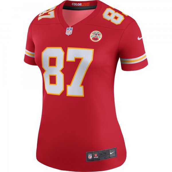 Women's Kansas City Chiefs Travis Kelce Nike Red Legend Jersey