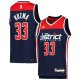 Youth Washington Wizards Kyle Kuzma Jordan Brand Navy Swingman Jersey - Statement Edition