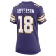 Women's Minnesota Vikings Justin Jefferson Nike Purple Player Jersey