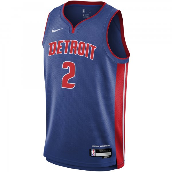 Youth Detroit Pistons Cade Cunningham Nike Blue Swingman Jersey - Icon Edition