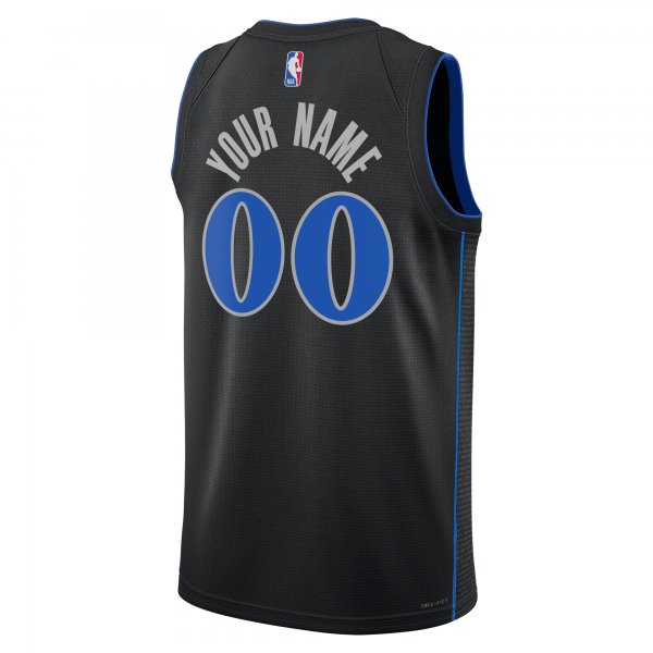 Unisex Dallas Mavericks  Nike Black 2023/24 Custom Swingman Jersey - City Edition