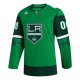 Men's Los Angeles Kings  adidas Kelly Green St. Patrick's Day Custom Jersey