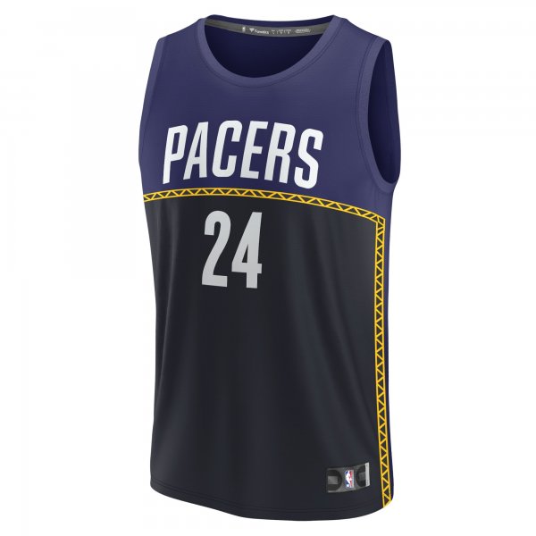 Men's Indiana Pacers Buddy Hield Fanatics Blue Fastbreak Jersey - City Edition