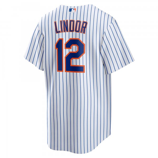 Men's New York Mets Francisco Lindor Nike White Home Replica Player Jersey