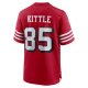 Men's San Francisco 49ers George Kittle Nike Scarlet Alternate Game Jersey