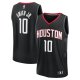 Youth Houston Rockets Jabari Smith Jr. Fanatics Black Fast Break Replica Player Jersey - Statement Edition