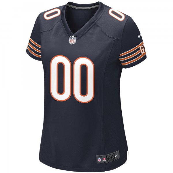 Women's Nike Navy Chicago Bears Custom Game Jersey