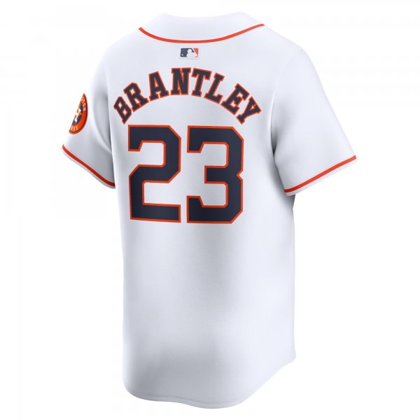 Men's Houston Astros Michael Brantley Nike White Home Limited Player Jersey