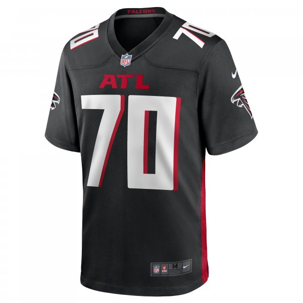 Men's Atlanta Falcons Jake Matthews Nike Black Game Jersey