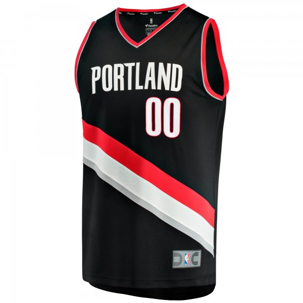 Youth Portland Trail Blazers Scoot Henderson Fanatics Black  Fast Break Replica Jersey - Icon Edition