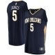 Men's New Orleans Pelicans Herbert Jones Fanatics Navy Fast Break Replica Jersey - Icon Edition