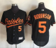 Baltimore Orioles #5 Brooks Robinson Black Flexbase Collection Stitched MLB Jersey