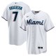 Men's Miami Marlins Tim Anderson Nike White Home Replica Player Jersey