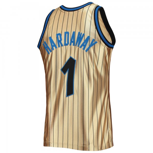 Men's Orlando Magic Penny Hardaway Gold Mitchell & Ness 75th Anniversary 1993/94 Hardwood Classics Swingman Jersey