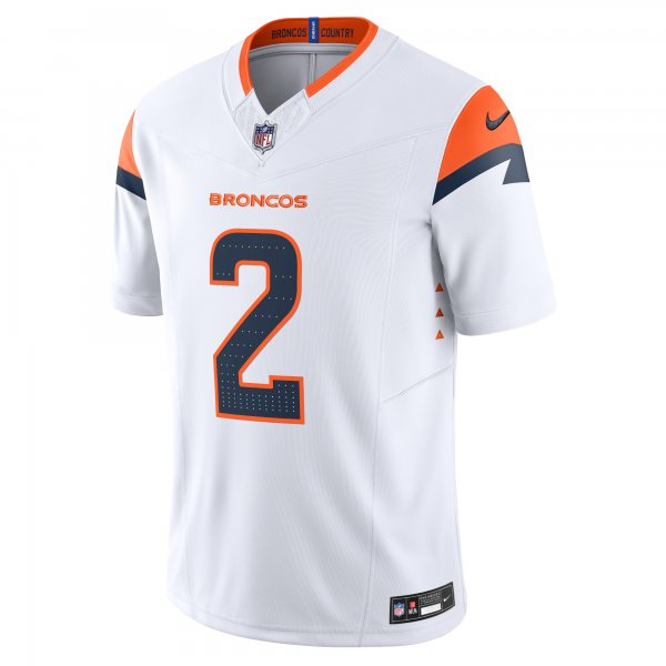 Men's Denver Broncos Patrick Surtain II Nike White Vapor F.U.S.E. Limited Jersey