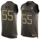 Nike Los Angeles Chargers #55 Junior Seau Green Men's Stitched NFL Limited Salute To Service Tank Top Jersey