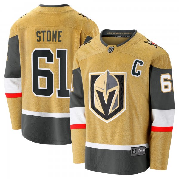 Men's Vegas Golden Knights Mark Stone Fanatics Gold Home Breakaway Jersey