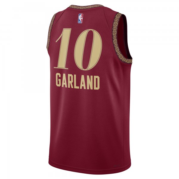 Unisex Cleveland Cavaliers Darius Garland Nike Wine 2023/24 Swingman Jersey - City Edition