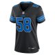 Women's Detroit Lions Penei Sewell Nike Black 2nd Alternate Game Jersey