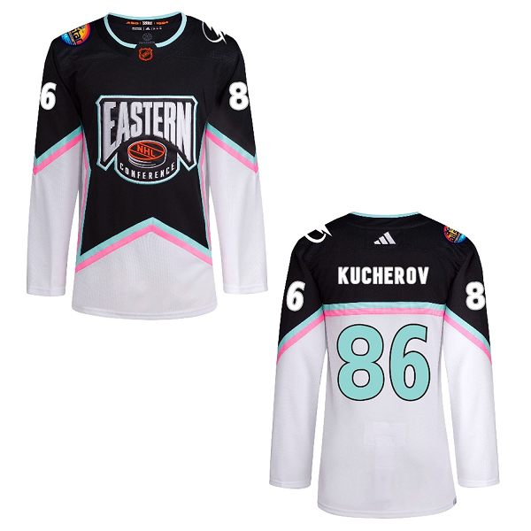 Men's NHL Tampa Bay Lightning Nikita Kucherov Eastern All Star #86 Jersey