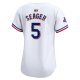 Women's Texas Rangers Corey Seager Nike White 2024 Gold Collection Limited Player Jersey