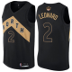 Men's Nike Toronto Raptors #2 Kawhi Leonard Black 2019 Finals Bound Swingman City Edition NBA Jersey