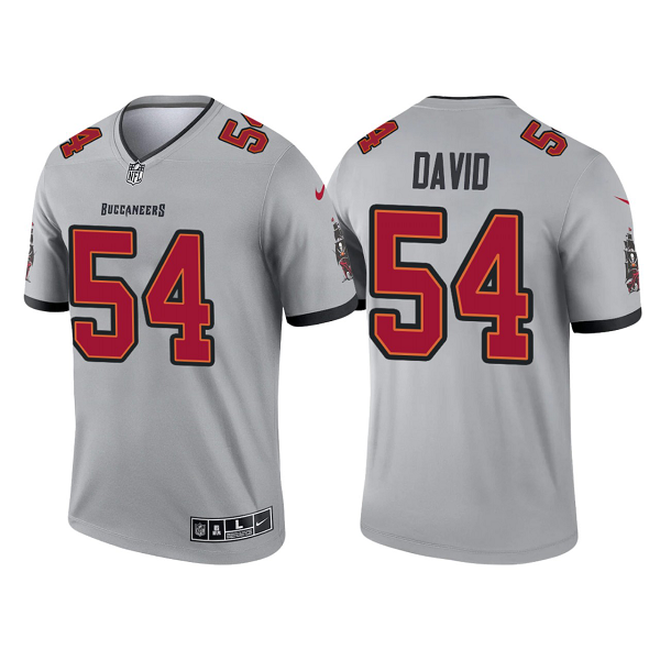 Men's Tampa Bay Buccaneers #54 Lavonte David Gray 2021 Limited NFL Jersey