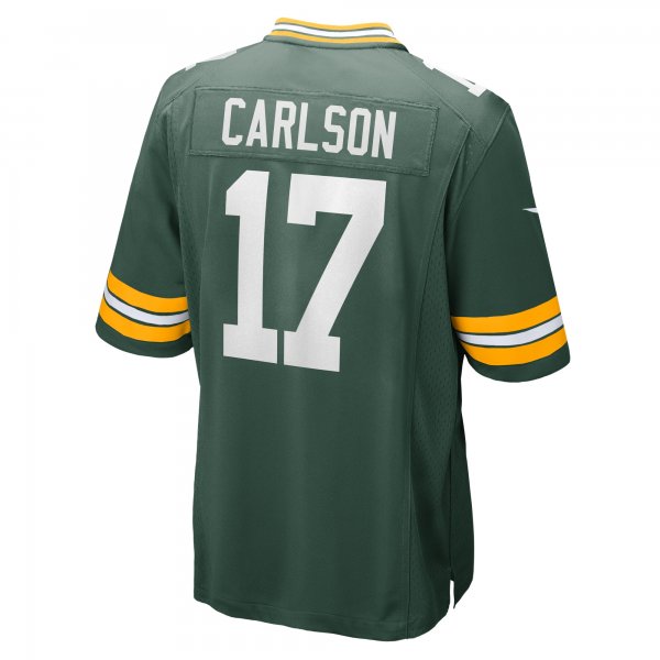 Men's Green Bay Packers Anders Carlson Nike  Green  Game Jersey